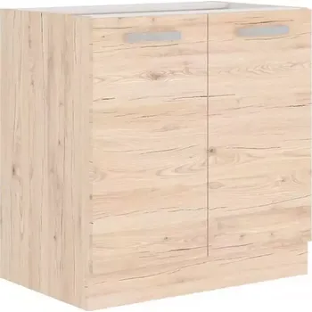 Kuchyňská skříňka Kuchyňská skříňka Bordeaux 80D 2F BB, dub bordeaux