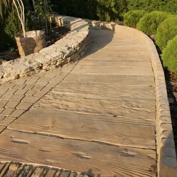 Terasové prkno Zahradní dlažba 67,5X22,5X4 cm hnědá patina