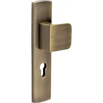 Vchodové dveře Klika Via PZ90 patina