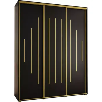 Předsíňová stěna Skříň 45 Canaris 12 200 černá/gold