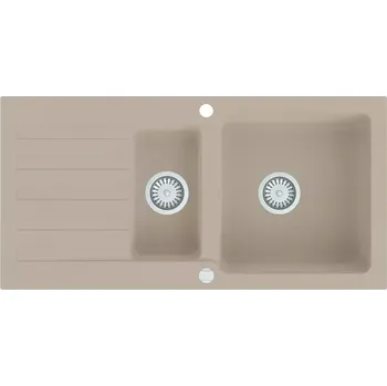Granitový dřez Dřez Granitový 1,5k 960x480 Béžový