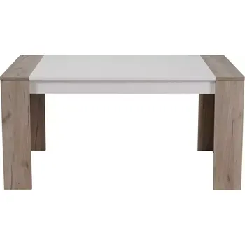 Jídelní stůl Stùl Cremona Ts 155x90 Šedá Dub/Bílý 11008801