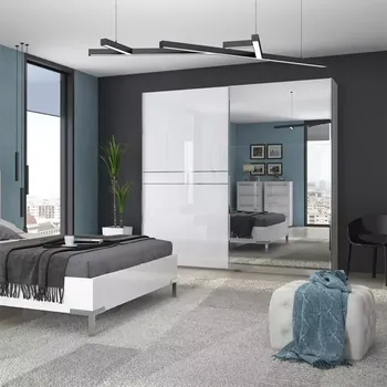 Předsíňová stěna Skříň Piano PK231-OG/PN-70/KA/70 crystal white