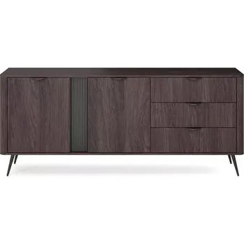 Komoda Komoda Veris D 195 2D3S dub dunin/černá