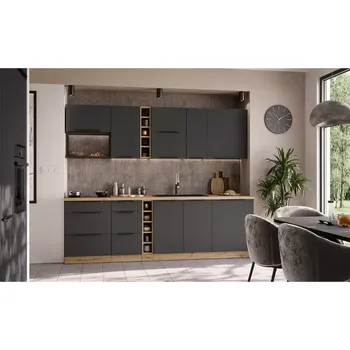 Kuchyňská linka Kuchyňská linka Aria GR/AR 255 cm bez kuchyňské desky
