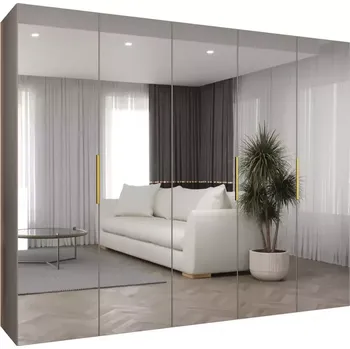 Předsíňová stěna Skříň Marbella III 250 kašmír/zlatá