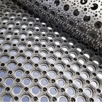 Rohožka Protiúnavová rohož Pryž Otvory, délka: 1.2m, šířka: 800mm Samostatně x 16mm