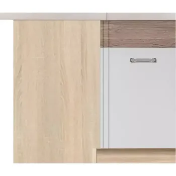 Kuchyňská skříňka Econo 14D Dub Sonoma/Bílý/San Remo