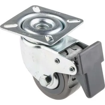 Pojezdové kolečko Kolečko Brzděné otočné 1677UHO050P40PAF 55kg Tente