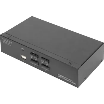 Notebook Digitus DS-12880 4 plus 1 port přepínač KVM HDMI 3840 x 2160 Pixel