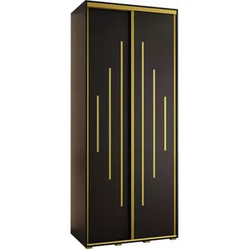 Předsíňová stěna Skříň 45 Canaris 12 100 černá/gold