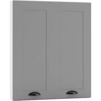 Kuchyňská skříňka Adele W60 šedá mat/bílá