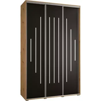 Předsíňová stěna Skříň 45 Canaris 12 150 artisan/černá/silver