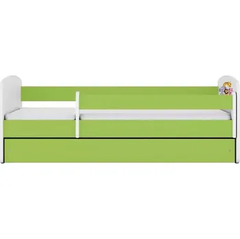 Ložnicová sestava Dětská postel Babydreams+SZ+M zelená 80x180 Zoo