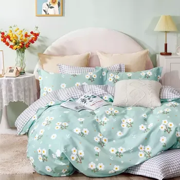 Povlečení Povlečení z bavlněného saténu ALBS-M0002B 140x200