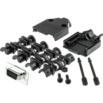 MH Connectors MHDTPPK9-DB9S-K sada D-SUB zásuvková lišta 180 ° Pólů: 9 pájecí kalíšek 1 ks