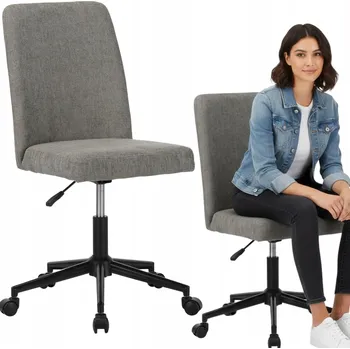 Otočná kancelářská židle Szchara šedá