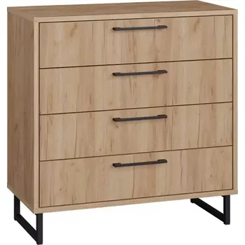 Kancelářská sestava Komoda 4S Remius dub craft zlatý