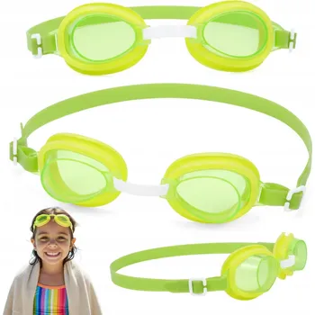 Plavecké brýle Dětské plavecké brýle zelené žluté brýle do bazénu 3+