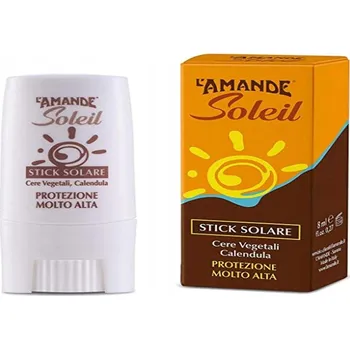 Přípravek na opalování L'AMANDE Soleil tyčinka opalovací krém na obličej 50+ 9ml