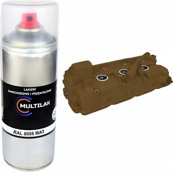Barva ve spreji Lak ve ve spreji na víka ventilů motoru RAL 8008 MAT