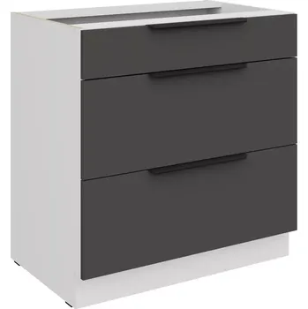 Kuchyňská skříňka Kuchyňská skříňka Aria GR/WH Anti Fingerprint 80d 3s Bb