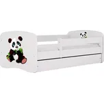 Dětská postel Babydreams+SZ+M bílá 70x140 panda 2