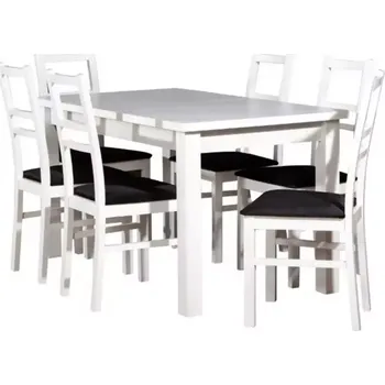 Jídelní set Jídelní Set Fabia 1+6 St28 140/180/80 W-130 Bílý