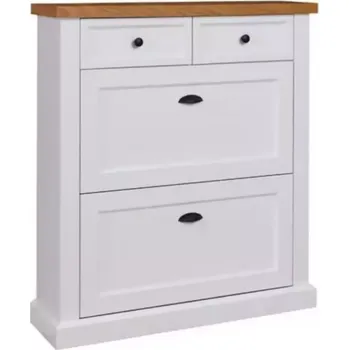 Botník Botník Galia 98cm Bílý/Dub Příroda