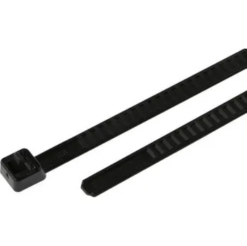 Stahovací páska Kabelová vázací páska 115-00002 LR55R-PA66HS-BK 195mm 4,7 mm Černá Nylon 66 HellermannTyton