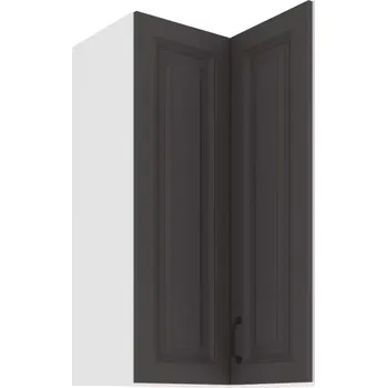 Kuchyňská Skříňka STILO GRAFIT/BÍLÝ 60X60 GN-90 2F (90°)