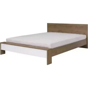 Ložnicová sestava Postel Latika Dub Burgund/Bílá