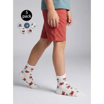 Chlapecké oblečení Sinsay - Sada ponožek s mořským motivem 5 pack - vícebarevná - 861JL-MLC - 861JL-MLC-R31