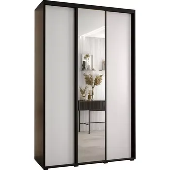 Předsíňová stěna Skříň 45 Canaris 3 150 černá/bílá/černá