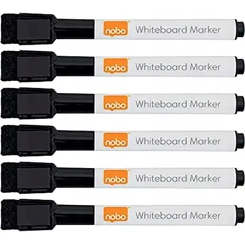 Popisovač na bílou tabuli černý Rexel 6 ks