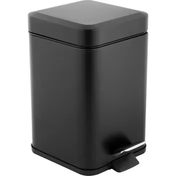 Odpadkový koš Odpadkový koš černý kwadrat muti-blk