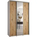 Skříň 45 Canaris 13 180 bílá/artisan/silver