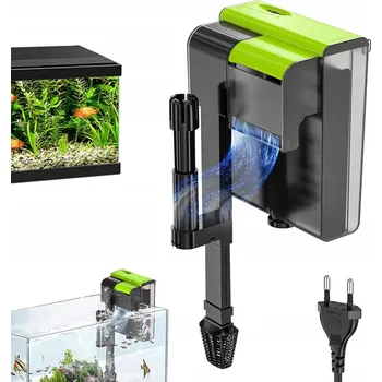 Akvarijní technika Externí kaskádový filtr 450 l/h s UV lampou a regulací výkonu