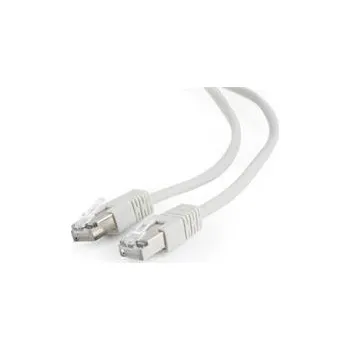 Síťový kabel Gembird patch kábel CAT5e, FTP, 0.25 m, šedý