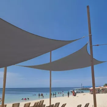 Slunečník Stínící plachta čtvercová 3.6x3.6 antracit