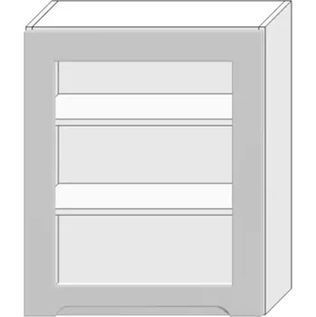 Kuchyňská Skříňka Zoya Ws60 Pl Světle Šedá Mat/Bílý