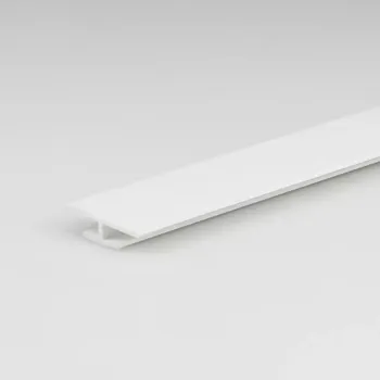 Stavební profil Profil H PVC bily lesk 3.5x11x22x1000
