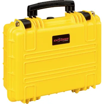Outdoorové zavazadlo Explorer Cases 3815HL.Y yellow with pick a pluck foam outdoorový kufřík, (š x v x h) 38 x 27 x 16 cm, žlutá, 3815HL.Y