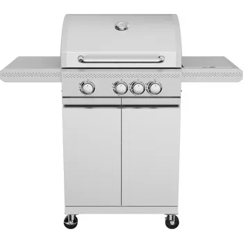 Zahradní gril Plynový gril Mercado Vibes silver 3+1, 11,5 KW