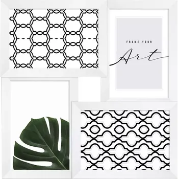 Rám na obraz Rámeček fotky 126 bílá