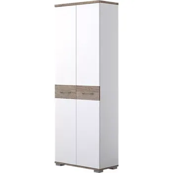 Předsíňová stěna Skříň Azur V2 dark nebraska/white