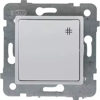 vypínač Křížový vypínač Rosa lp-4q/m bílý