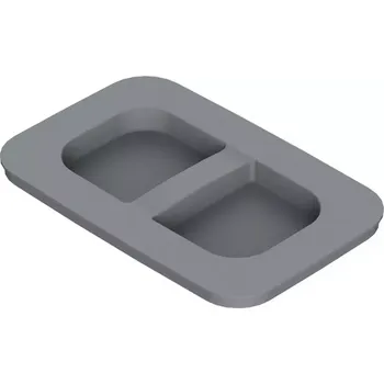 Odpadkový koš Víko koše (MKT) 7L/9L PLAST STŘÍBRNÝ TE22.6799