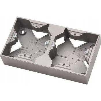 Elektroinstalační krabice POVRCHOVÁ KRABICE TITANOVÁ OSPEL IMPRESJA PNP-2Y/23