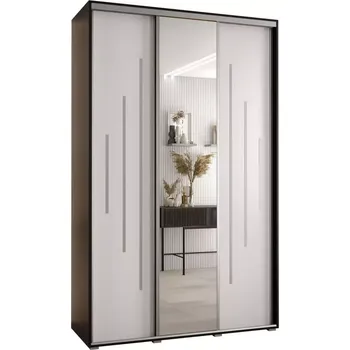 Předsíňová stěna Skříň 45 Canaris 13 180 černá/bílá/silver